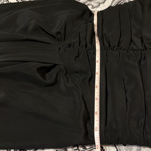 Vintage 100% Silk Black Sweetheart w/Straps Dress Size 10 more like a Size 6 - Picture 7 of 7